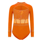 Girls Rhinestones Leotard